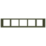 ZNTS Planter Olive Green 200x40x80 cm Cold-rolled Steel 860727