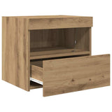 Bedside Cabinet Artisan Oak 50 x 40 x 45 cm Engineered Wood 862182
