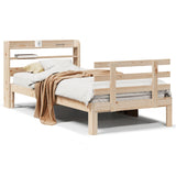 Bed Frame with Headboard without Mattress 90x200 cm 3306847