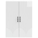 Wall-Mounted Cabinet High Gloss White 66 x 34.5 x 90 cm 898909