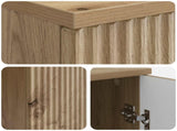 Desk with Shelf Artisan Oak 142.5 x 50 x 75 cm Engineered Wood 3414602