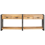 Console Tables 2 pcs Brown 200 x 33 x 75 cm Solid Mango Wood 3324226