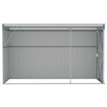 Wall-mounted Garden Shed Green 118x288x178 cm Galvanised Steel 316225