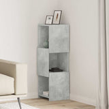 Corner Cabinet Concrete Grey 30.5x30x95cm Engineered Wood 889832