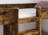 Bunk Bed for Kids Smoked Oak 90 x 200 cm Engineered wood 3410495