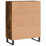 Sideboard Smoked Oak 69.5x34x90 cm Engineered Wood 830289