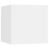 6 Piece TV Cabinet Set White Engineered Wood 3114358