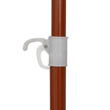 Garden Parasol with Steel Pole 240 cm Taupe 47802
