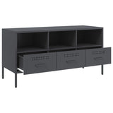 TV Cabinet Anthracite 100.5x39x50.5 cm Steel 843038
