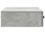 Wall-Mounted Side Table Concrete Grey 87.5 x 34.5 x 17 cm 897988