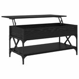 Coffee Table Black Oak 100 x 50 x 50 cm Engineered Wood 883043
