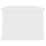 800594 Wall-mounted Drawer Shelf White 88x26x18,5 cm Engineered Wood