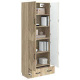 Cabinet Set 2 pcs Sonoma Oak Engineered Wood 3416774