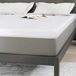 Mattress Pad White 140 x 190 cm Gel Memory Foam 4106281