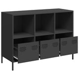 Sideboard Black 101.5x39x73.5 cm Cold-rolled Steel 851364