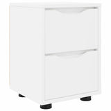 Bedside Table White 30.5 x 30 x 43 cm Engineered Wood 888797