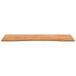 ZNTS Desk Top Light Brown 140x50x2.5 cm Solid Wood Oak Rectangular 4009020