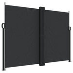 Retractable Side Awning Black 180x600 cm 4004639