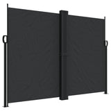 Retractable Side Awning Black 180x1000 cm 4004744