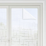 Window Films 4 pcs Frosted Star Pattern PVC 3208968