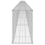 Gabion Wall with Covers Galvanised Steel 900x30x50 cm 147816