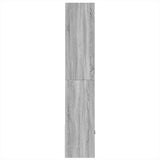 Bookcase Grey Sonoma 70x36x189 cm Engineered Wood 3295322
