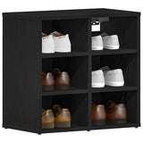 Shoe Cabinet 2 pcs Black Oak 52 x 30 x 50.5 cm Engineered Wood 862790