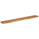 ZNTS Wall Shelf 180x20x2.5 cm Rectangular Solid Wood Acacia Live Edge 370233