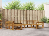 Outdoor Sofa Set 6 pcs Natural Solid Acacia Wood 3366887