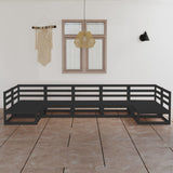 7 Piece Garden Lounge Set Solid Pinewood 3076133