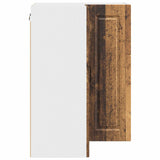 Wall Corner Cabinet PORTO Old Wood 57 x 57 x 80 cm 885433
