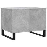Coffee Table Concrete Grey 60x44.5x45 cm Engineered Wood 830960