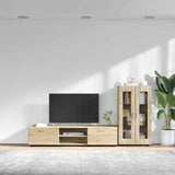 TV Cabinet Set FLORIN 3 pcs Sonoma Oak Engineered Wood 3397936