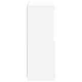 Sideboard with LED Lights White 60.5x37x100 cm 836665