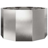 Planter Silver 60 x 60 x 35 cm Stainless Steel 883742
