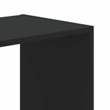 Bookcase Black 68,5x32x68,5 cm Engineered Wood 852826