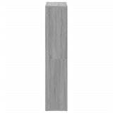 Room Divider Bookcase Grey Sonoma 69.5x29x137.5 cm Engineered Wood 858026