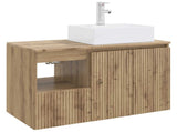Bathroom Furniture Set 2 pcs Artisan Oak Engineered Wood 3404063