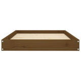 Dog Bed Honey Brown 91.5x64x9 cm Solid Wood Pine 820864
