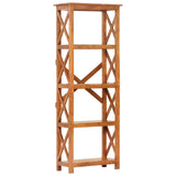 Bookshelf 60x30x160 cm Solid Acacia Wood Honey Finish 289625