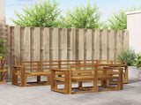 Outdoor Sofa Set 7 pcs Natural Solid Acacia Wood 3366537