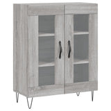 Highboard Grey Sonoma 69.5x34x180 cm Engineered Wood 3189315