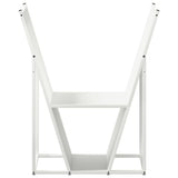 Firewood Rack White 69.5x35x81 cm Cold-rolled steel 864178