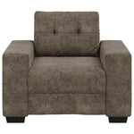 Sofa Chair with Cushion Dark grey Faux leather 4105109