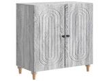 Sideboard Grey Sonoma 66 x 34.5 x 90 cm Engineered Wood 894131