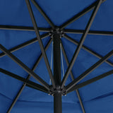 Garden Parasol with Aluminium Pole 500 cm Azure Blue 47369