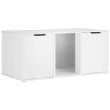 Cat Crate Furniture White 100 x 49 x 45 cm Engineered Wood 8014759