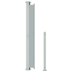 Patio Retractable Side Awning 180x300 cm Grey 313401