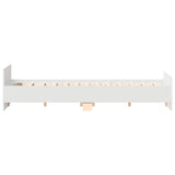 Bed Frame without Mattress White 160x200 cm 3203761