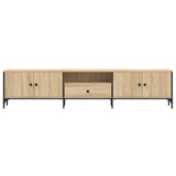TV Cabinet with Drawer Sonoma Oak 200x25x44 cm Engineered Wood 838989